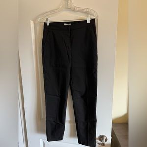 H&M Cropped Black Skinny Fit Dress Pants